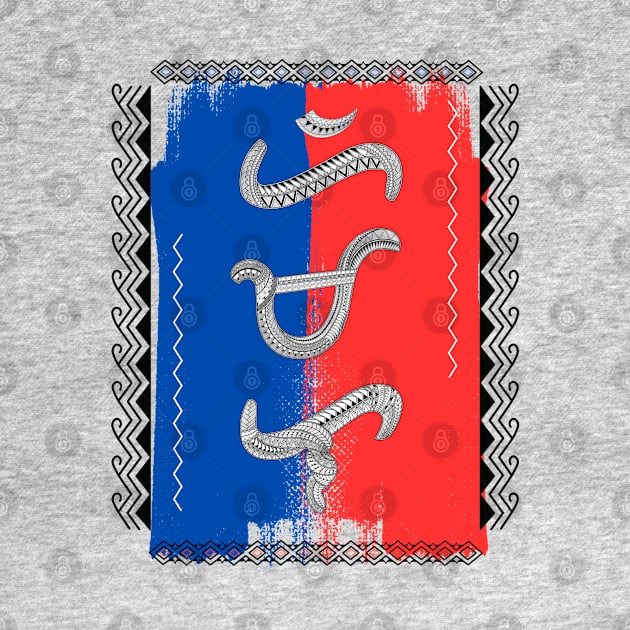 Philippine Flag / Baybayin word Himala (Miracle) by Pirma Pinas